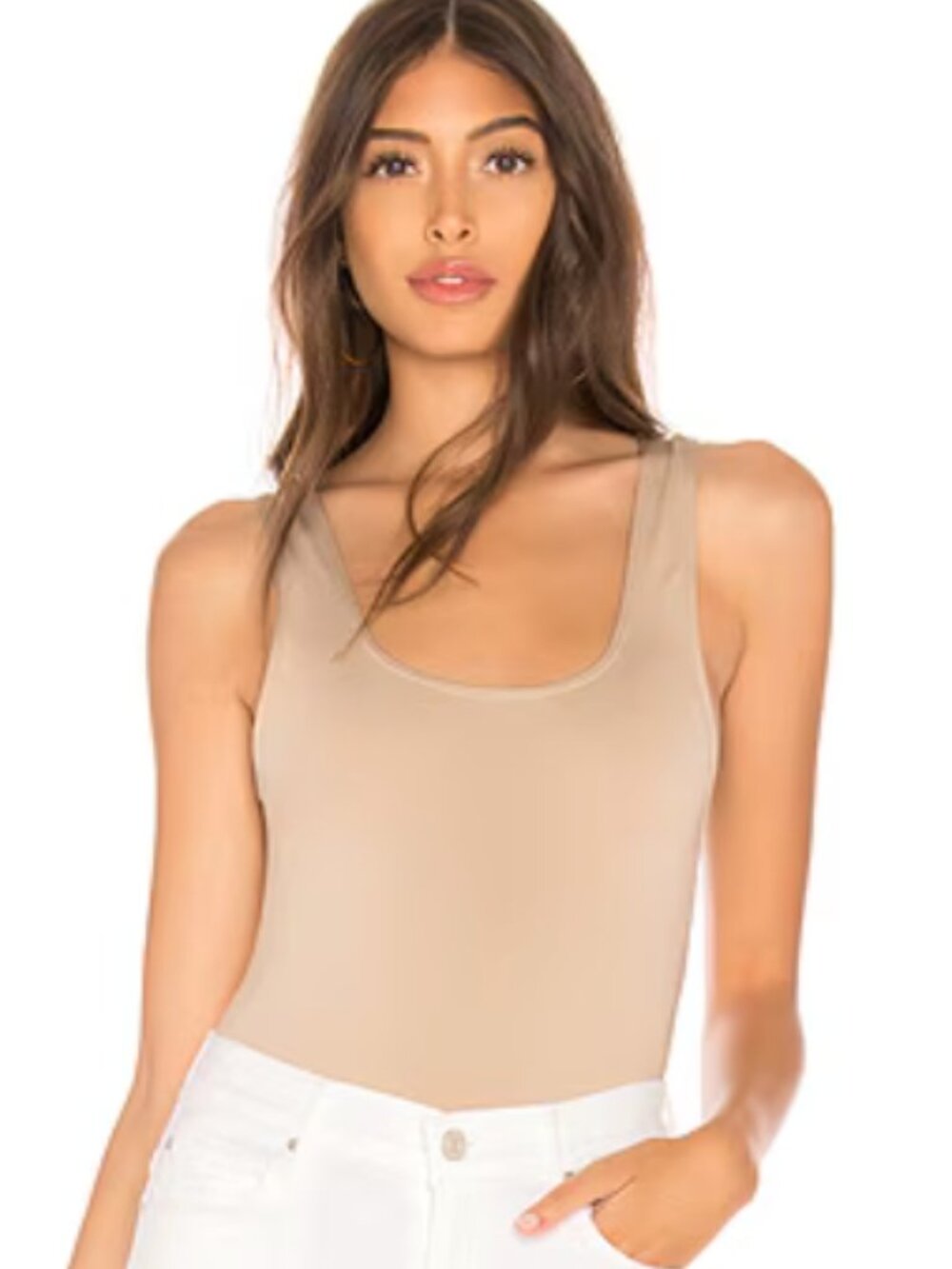 OW Collection Hanna Bodysuit in Nude | Size S